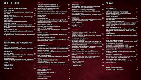 zagames menu.